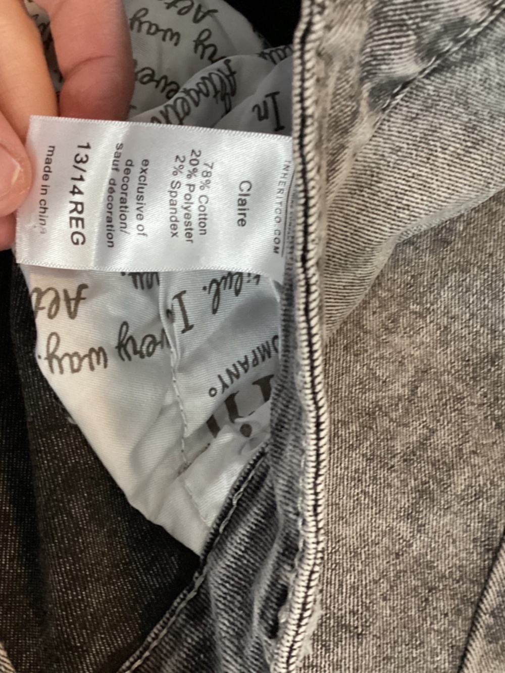 Inherit Women’s Black Denim Skirt - Picture 4 of 4